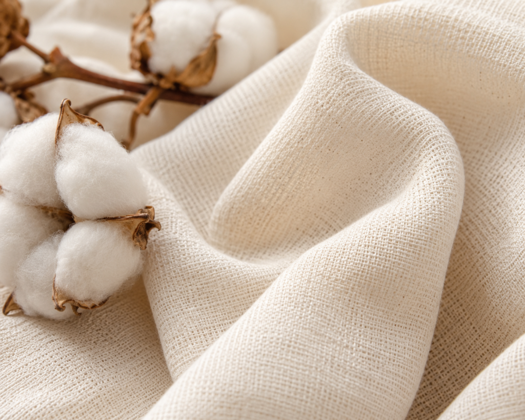 Breathable cotton fabric for summer