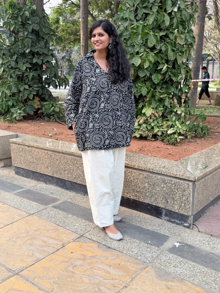 Women's cotton co-ord set for summer